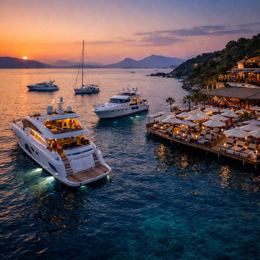 Bodrum Yat Sahipleri İçin En İyi 7 Beach Club(Tekneyle Ulaşım Rehberi)