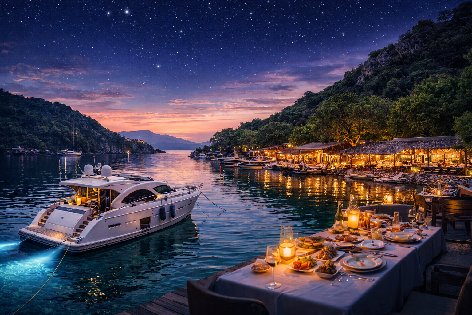 Göcek’te Yatla Gidilebilen Restoranlar(En İyi 7 Mekan Rehberi)