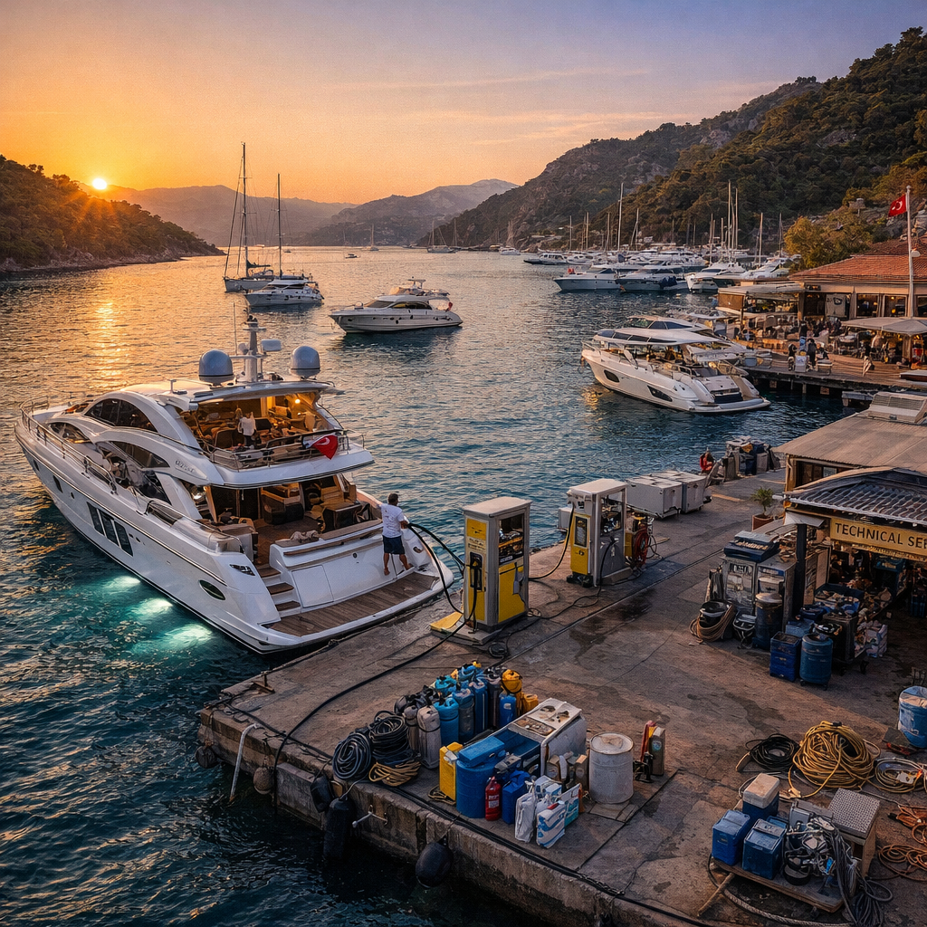 Muğla Yat Sahipleri İçin Yakıt ve Teknik Hizmet Noktaları(En Güvenilir Rehber)